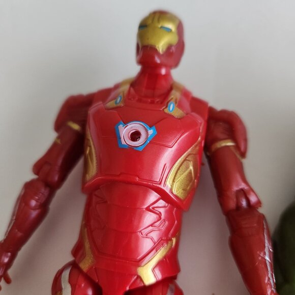 Marvel Avengers Action Figures Set Of 3 - Iron Man Hulk & Thor - missing lights - Picture 3 of 16